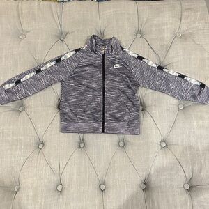 Nike Heathered Gray Track Jacket